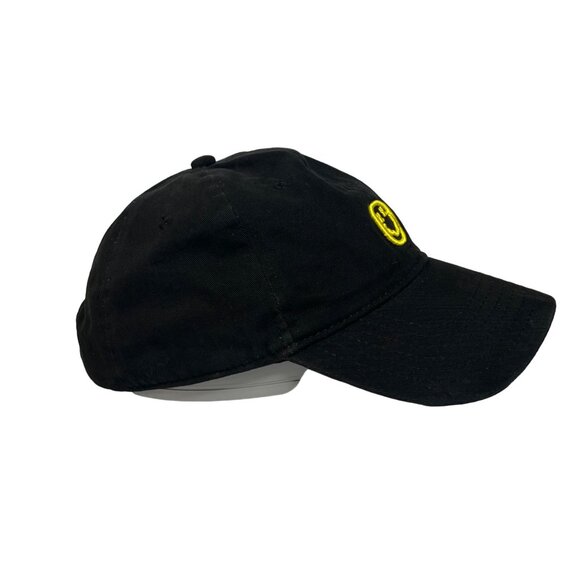 Nirvana Baseball Cap Hat Black Yellow Embroidery Happy Face - Picture 2 of 10